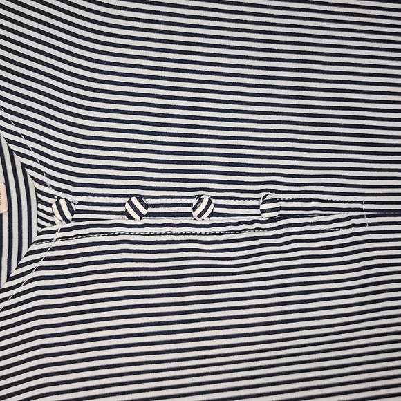 Philosophy Nave Striped V-Neck Short Sleeve Size Small - Picture 3 of 10
